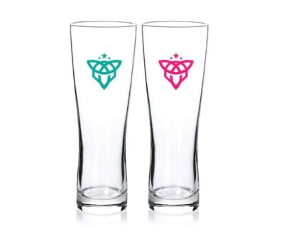 Vaso Temple Logo Rosa 500 cc x6u