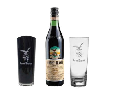 Vaso Fernet Branca Negro x12u