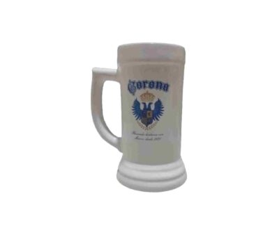 Chopp Ceramico Blanco Corona x1