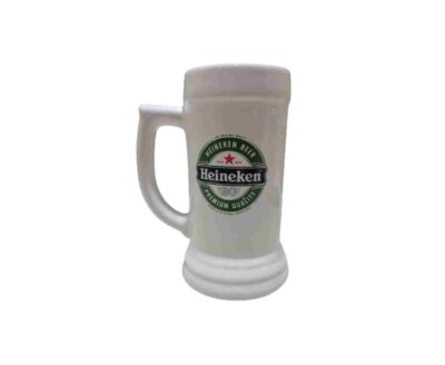 Chopp Ceramico Blanco Heineken x1