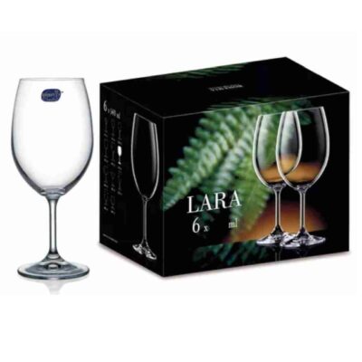 Copa Crystal Bohemia Lara Vino 450 cc x6u