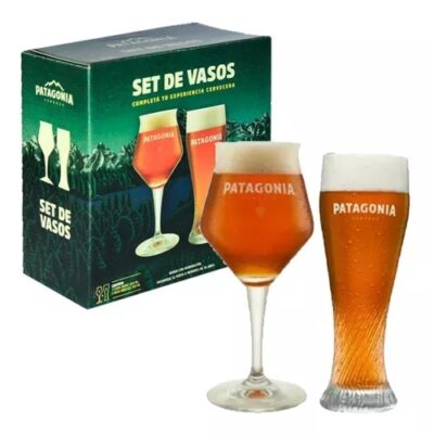 Two Pack Vaso Patagonia + Copa Sommelier (Va foto a parte, hay poco stock)