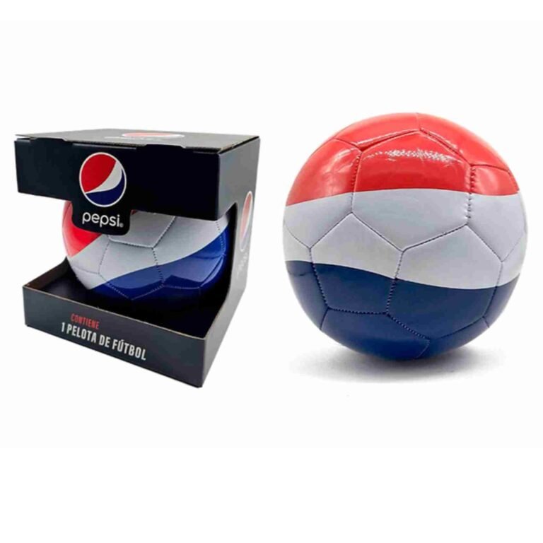 Pelota de fútbol Pepsi de material sintético | venta mayorista Argentina