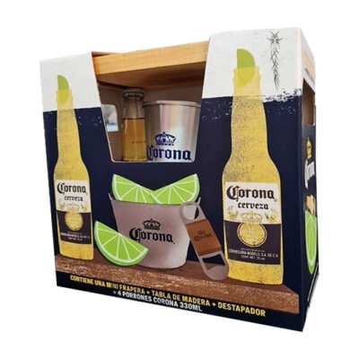 Set Corona Frapera + Porrones + Tabla + Destapador (May 2025)