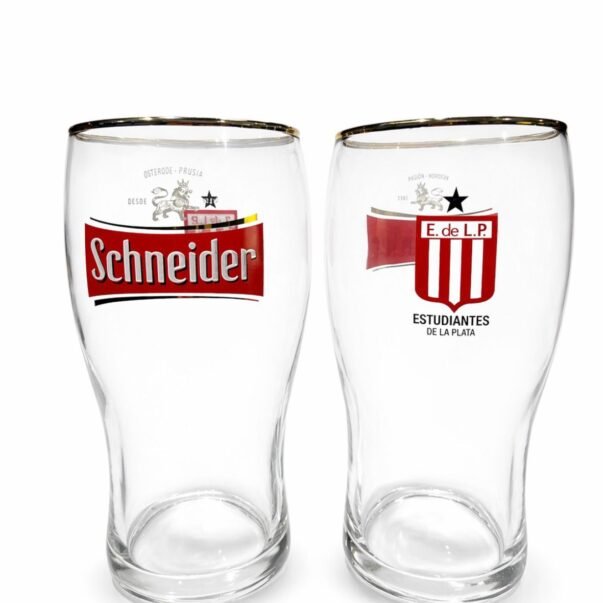 Vaso Pinta Schneider Estudiantes LP x1