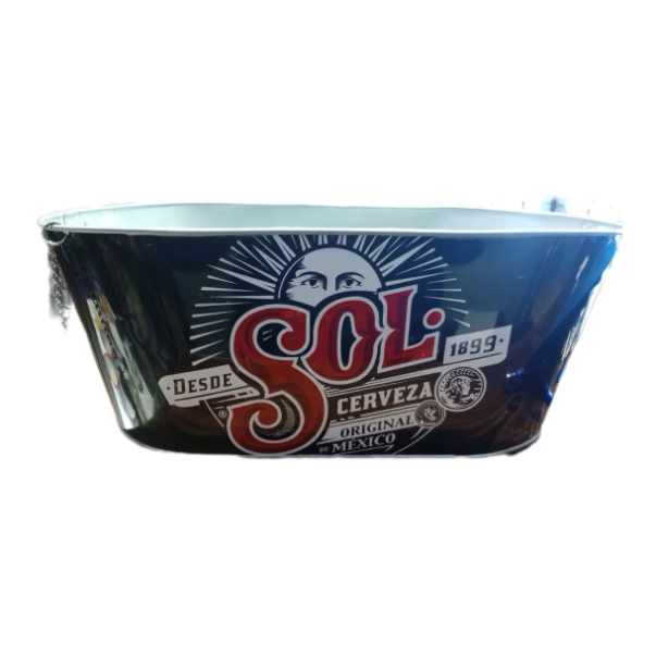 Frapera SOL gigante de metal con destapador