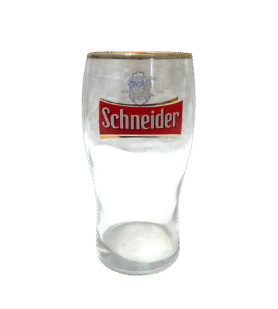 Vaso pinta Schneider Gimnasia La Plata de vidrio
