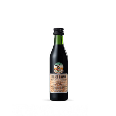 Miniatura Fernet Branca en botella de vidrio