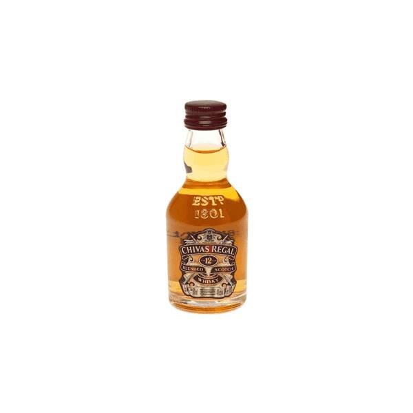 Whisky Chivas Regal 12 años miniatura