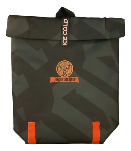 Mochila térmica Jägermeister original importada para bebidas | venta mayorista Argentina