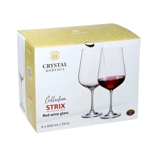 Caja de copas Strix Crisa para vino tinto, ideal para restaurantes y vinotecas