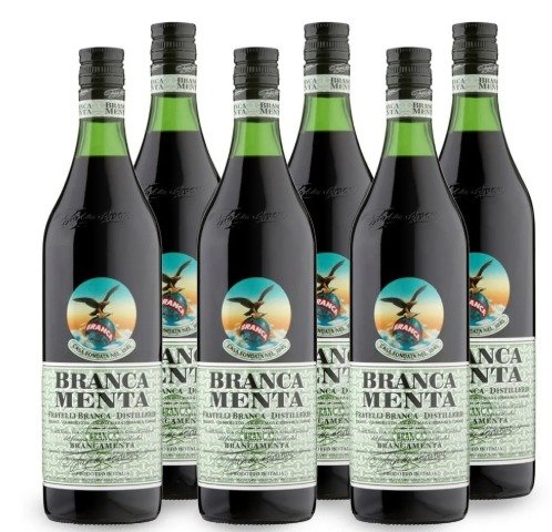 Bebida miniatura Branca Menta Vidrio