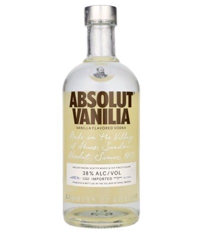 Bebida miniatura Absolut Vainilla Vidrio