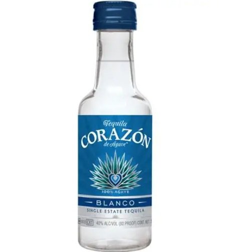 Bebida miniatura Tequila Corazon de Agave Blanco