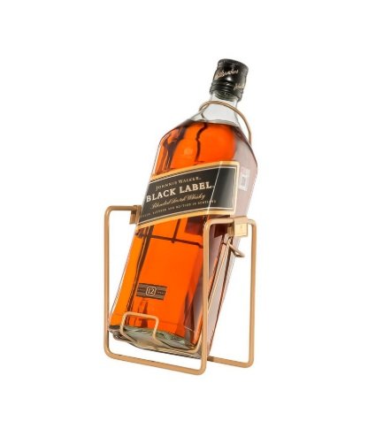 Whisky Jhonie Walker Black Label 3 lts con Volcador Metal