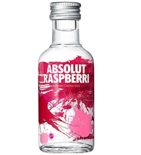 Bebida miniatura Absolut Raspberry Vidrio