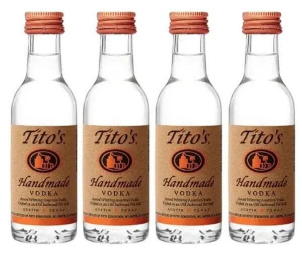 Bebida miniatura Vodka Tito´s Pet