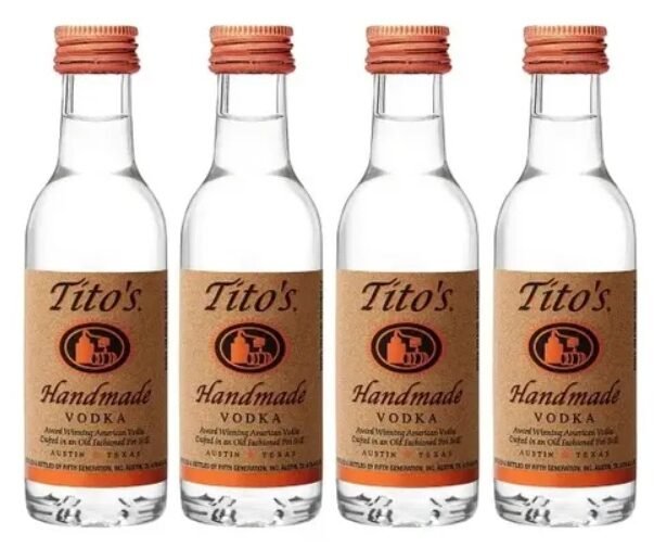 Bebida miniatura Vodka Tito's Pet