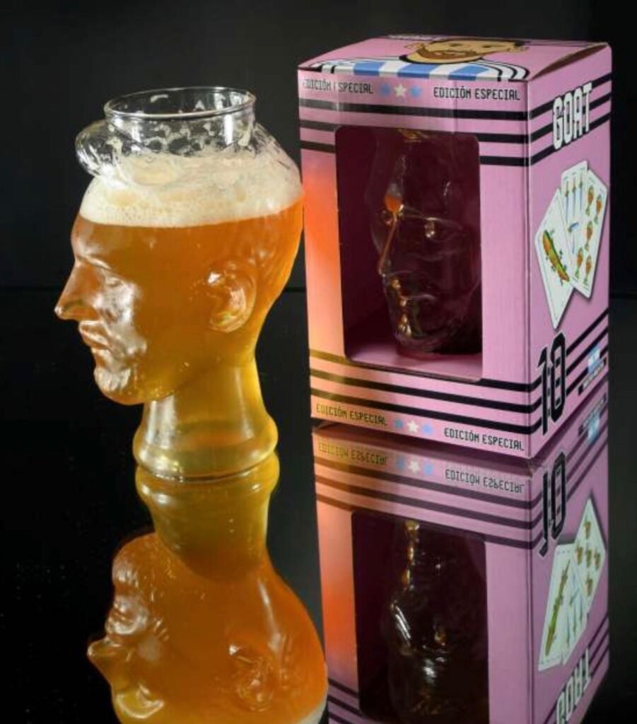 Vaso Cara Messi x1u con Caja