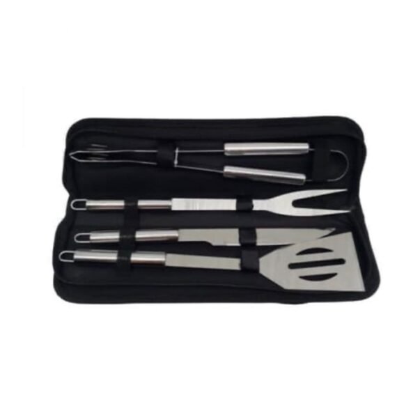 Set Asado con Funda y Cierre x4 Metal